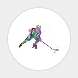 Hockey player Magnet